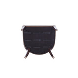 Shubert Faux Leather and Velvet Dining Armchair in Light Grey - Ornate Home