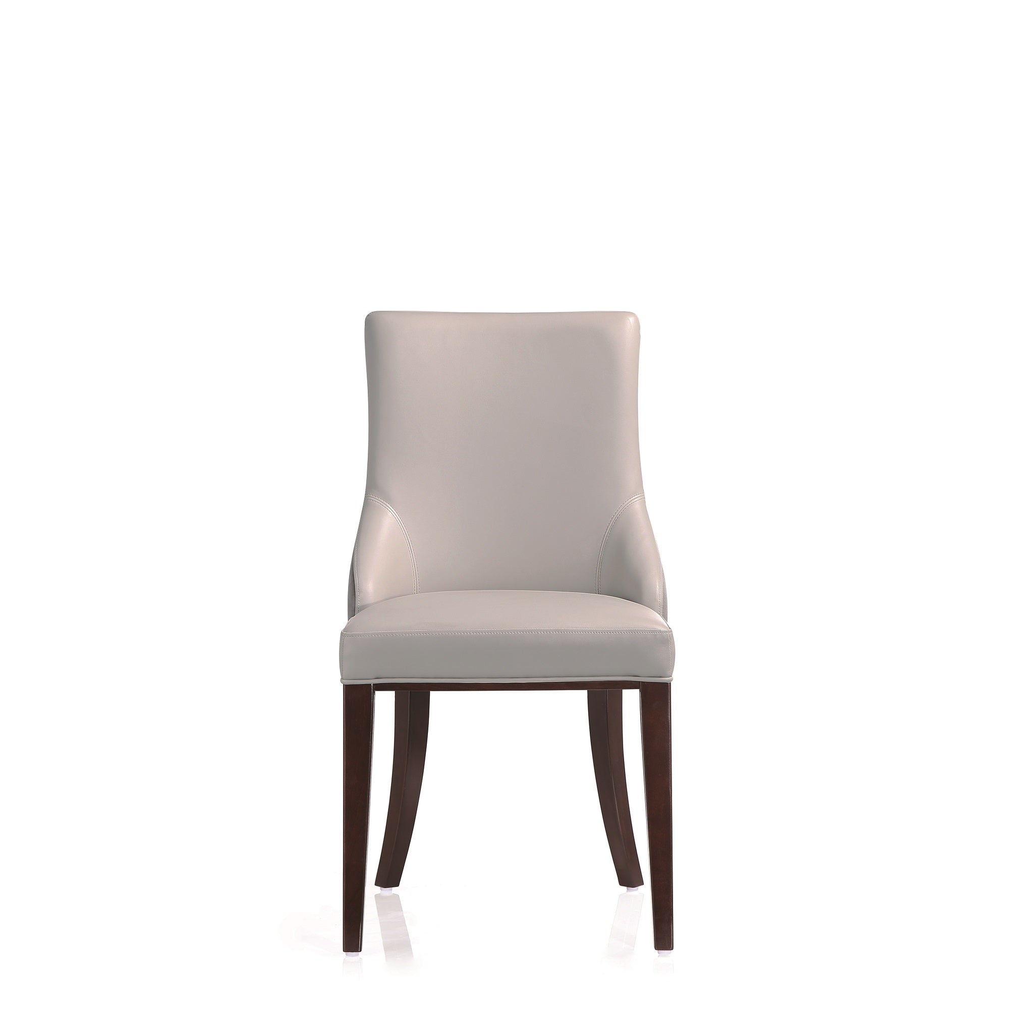 Manhattan Comfort Shubert Modern Faux Leather and Velvet Dining Chair - Thumbnail 5