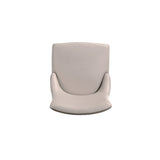 Shubert Faux Leather and Velvet Dining Chair in Light Grey (set of 2) - Ornate Home