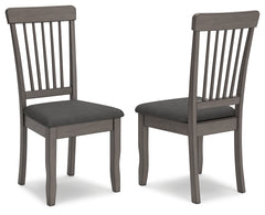 Shullden Gray Dining Table and 2 Chairs - Ornate Home
