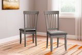 Shullden Gray Dining Table and 2 Chairs - Ornate Home