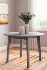Shullden Gray Dining Table and 2 Chairs - Ornate Home