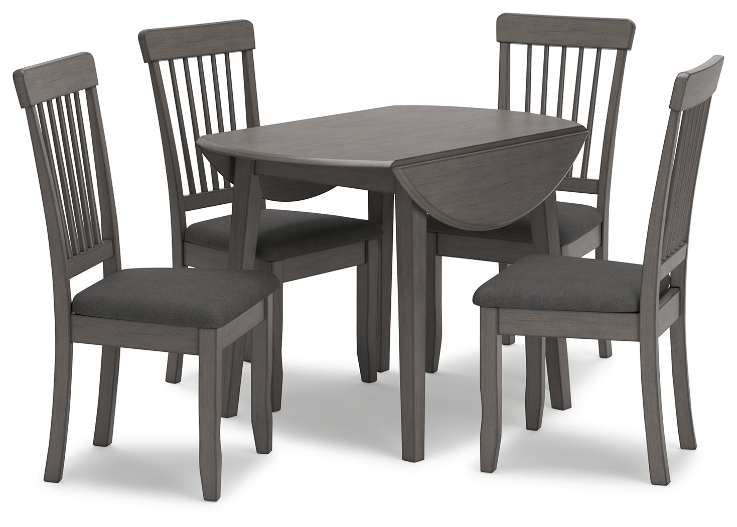 Shullden Gray Dining Table and 4 Chairs (Online Special Price) - Ornate Home