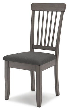Shullden Gray Dining Table and 4 Chairs - Ornate Home