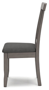 Shullden Gray Dining Table and 4 Chairs - Ornate Home