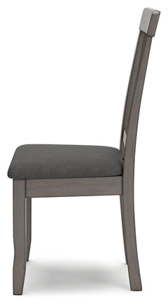 Shullden Gray Dining Table and 4 Chairs - Ornate Home