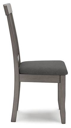 Shullden Gray Dining Table and 4 Chairs - Ornate Home