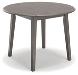 Shullden Gray Dining Table and 4 Chairs - Ornate Home