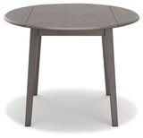 Shullden Gray Dining Table and 4 Chairs - Ornate Home