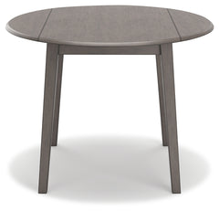 Shullden Gray Dining Table and 4 Chairs - Ornate Home