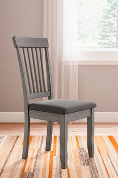 Shullden Gray Dining Table and 4 Chairs - Ornate Home