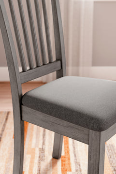 Shullden Gray Dining Table and 4 Chairs - Ornate Home