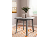Shullden Gray Drop Leaf Dining Table (Online Special Price) - Ornate Home