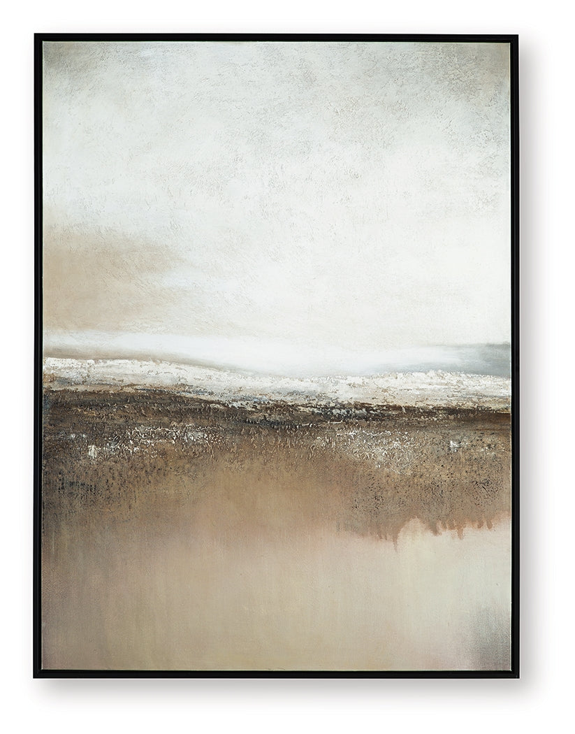 Siaking Brown/Gray/White Wall Art - Ornate Home