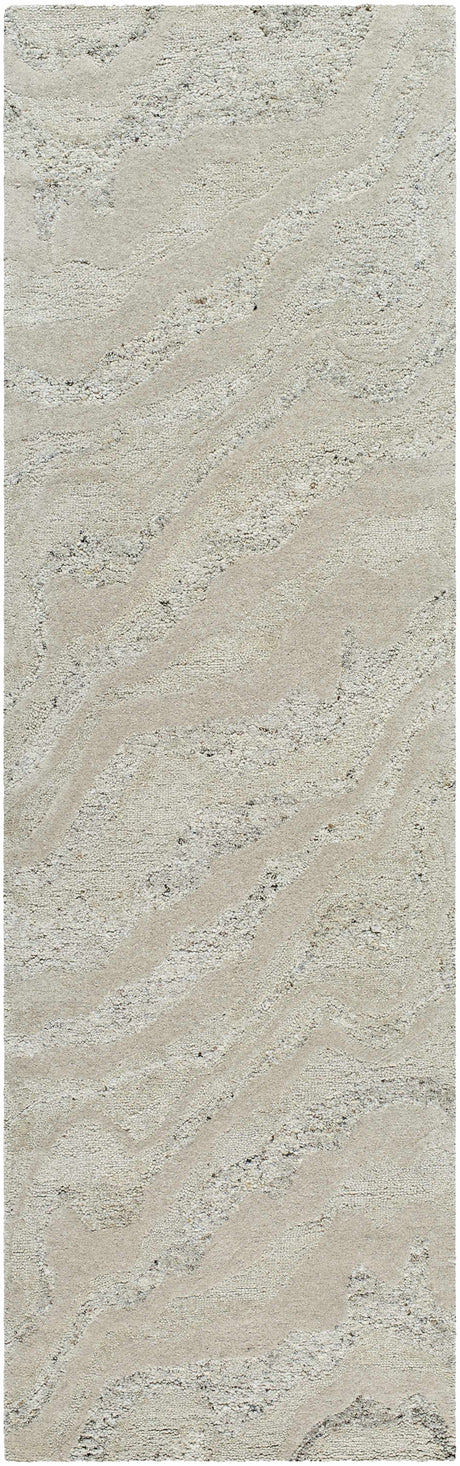 Siani Cream Wool Area Rug - Ornate Home