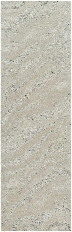 Siani Cream Wool Area Rug - Ornate Home