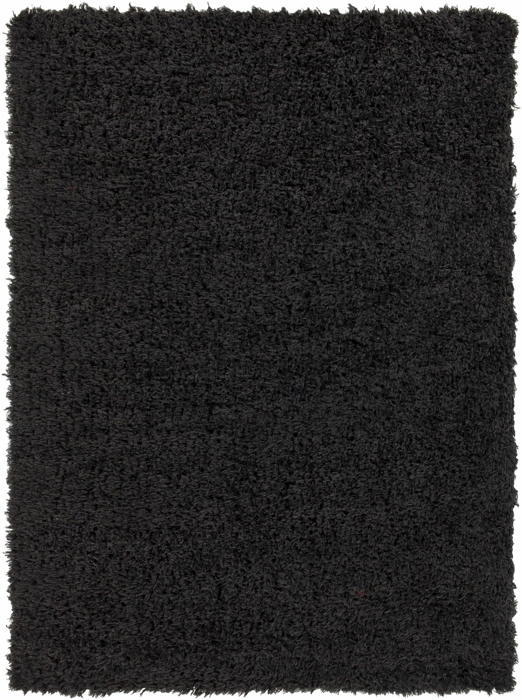 Siari Solid Black Shag Rug - Ornate Home