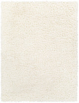 Siari Solid Cream Plush Rug - Ornate Home