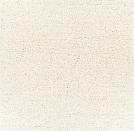 Siari Solid Cream Plush Rug - Ornate Home