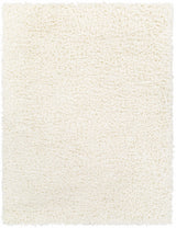 Siari Solid Cream Plush Rug - Ornate Home