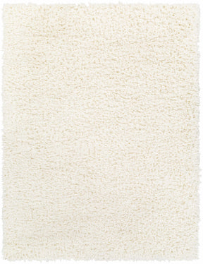 Siari Solid Cream Plush Rug - Ornate Home
