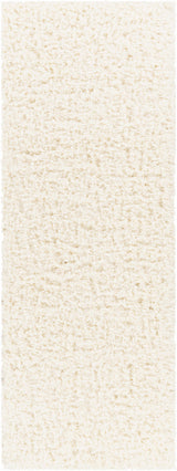 Siari Solid Cream Plush Rug - Ornate Home