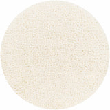 Siari Solid Cream Plush Rug - Ornate Home