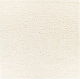 Siari Solid Cream Plush Rug - Ornate Home