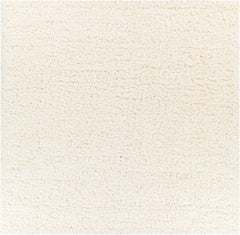 Siari Solid Cream Plush Rug - Ornate Home