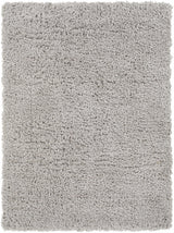 Siari Solid Medium Gray Shag Rug - Ornate Home