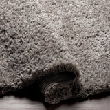 Siari Solid Medium Gray Shag Rug - Ornate Home