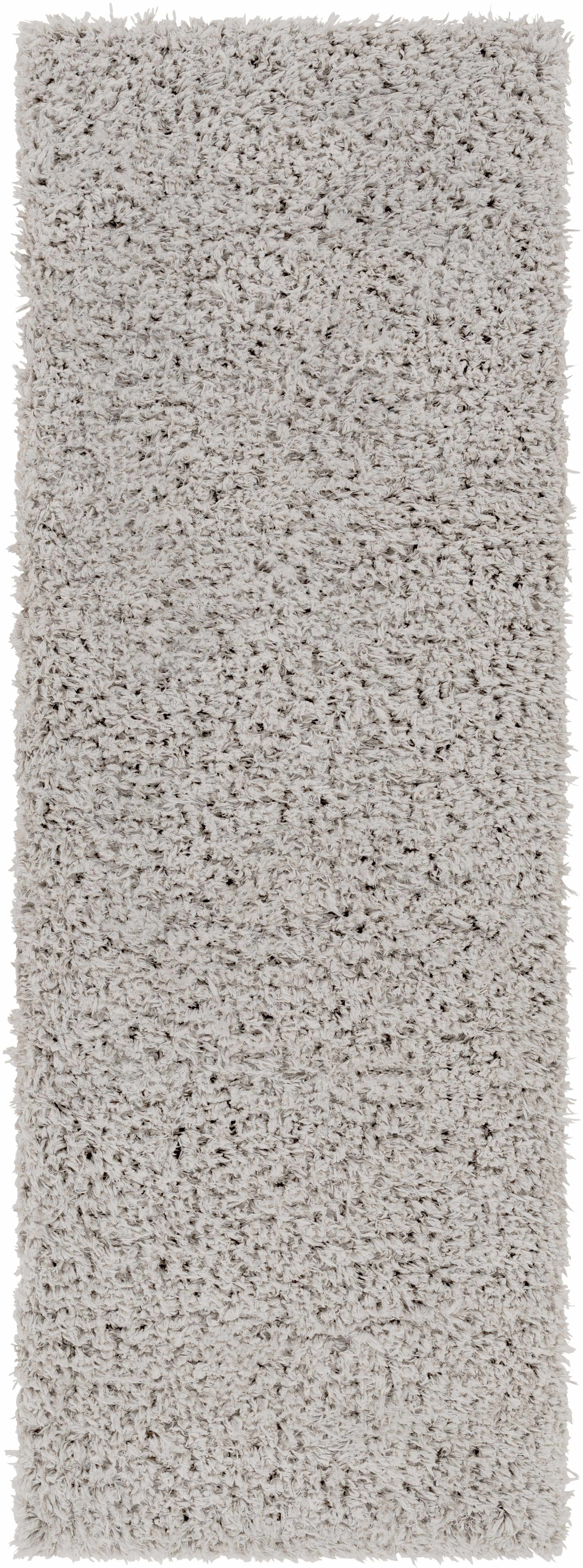 Siari Solid Medium Gray Shag Rug - Ornate Home