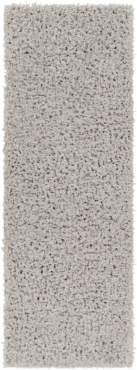 Siari Solid Medium Gray Shag Rug - Ornate Home