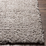 Siari Solid Medium Gray Shag Rug - Ornate Home