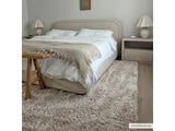 Siari Solid Oatmeal Shag Rug - Ornate Home