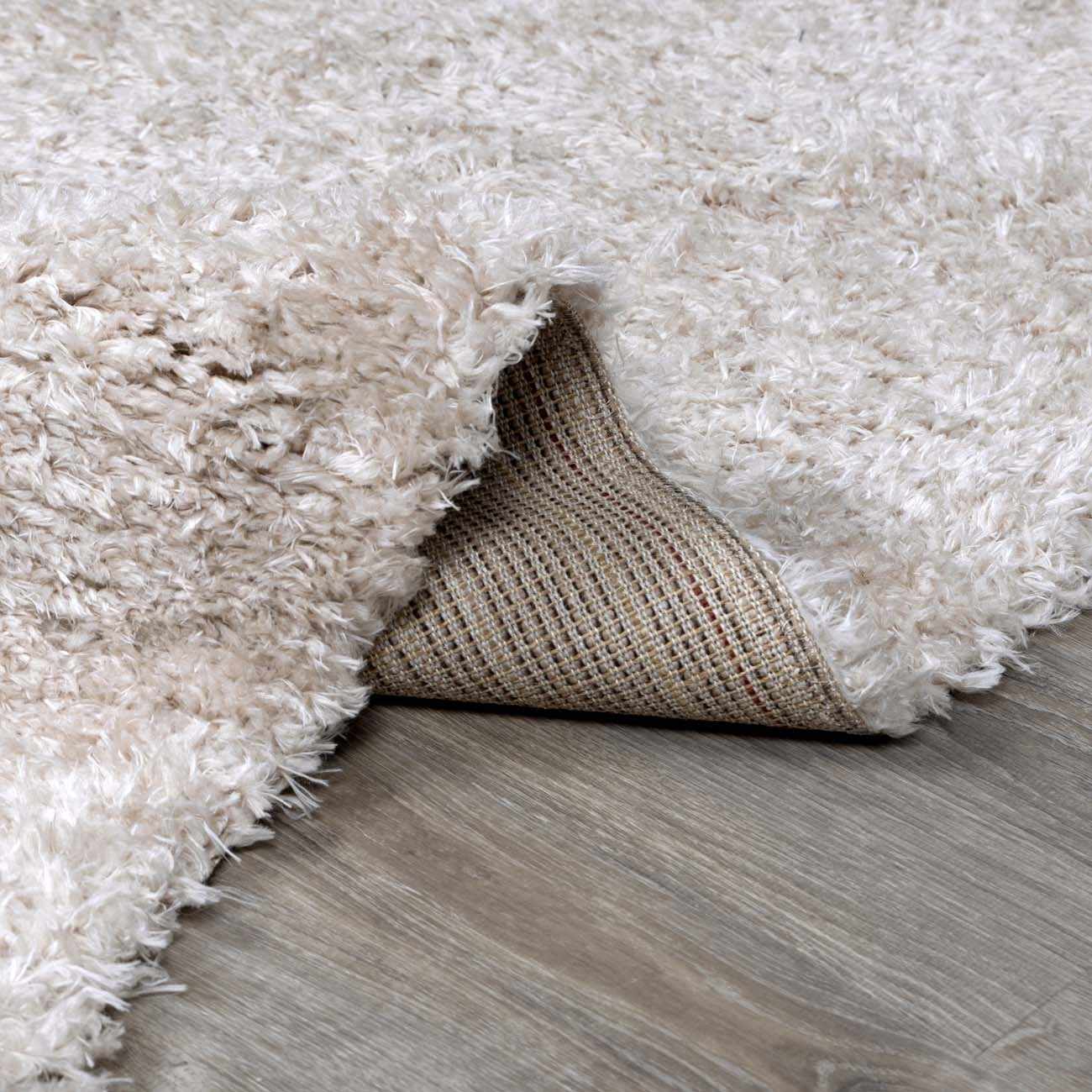 Siari Solid Oatmeal Shag Rug - Ornate Home