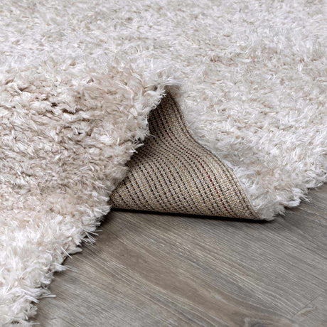Siari Solid Oatmeal Shag Rug - Ornate Home