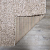 Siari Solid Oatmeal Shag Rug - Ornate Home