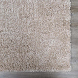 Siari Solid Oatmeal Shag Rug - Ornate Home