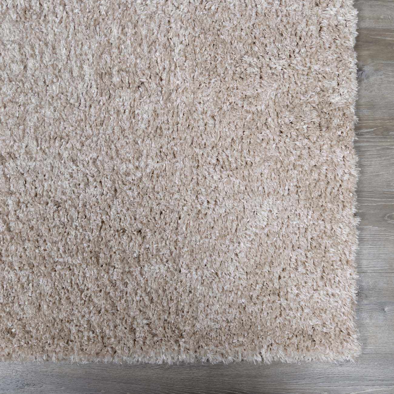 Siari Solid Oatmeal Shag Rug - Ornate Home