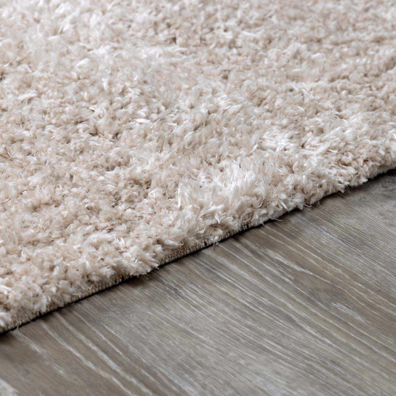 Siari Solid Oatmeal Shag Rug - Ornate Home