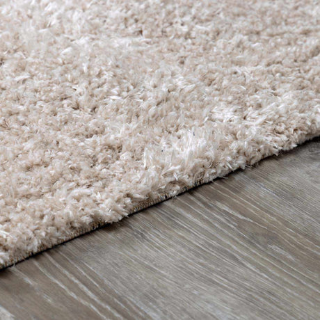 Siari Solid Oatmeal Shag Rug - Ornate Home