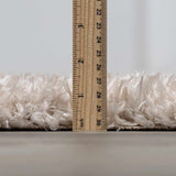 Siari Solid Oatmeal Shag Rug - Ornate Home