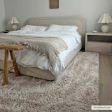 Siari Solid Oatmeal Shag Rug - Ornate Home