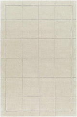 Siarl Cream Checkered Area Rug - Ornate Home