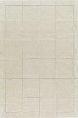 Siarl Cream Checkered Area Rug - Ornate Home