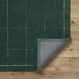 Siarl Green Checkered Area Rug - Ornate Home