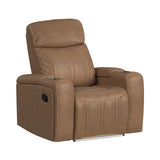 Side Kick Simba Saddle Recliner with Cupholders and White LED Light - Ornate Home