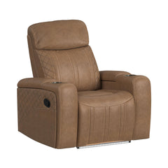 Side Kick Simba Saddle Recliner with Cupholders and White LED Light - Ornate Home