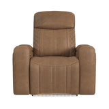 Side Kick Simba Saddle Recliner with Cupholders and White LED Light - Ornate Home